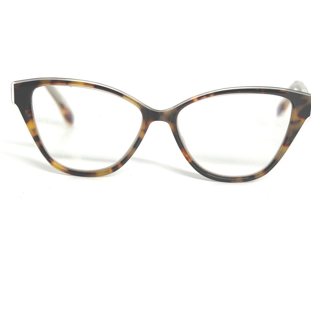 BCBGMAXAZRIA Camden Tortoise Lamina Cat Eye Eyeglasses Frames 52-14-140‎ 22198